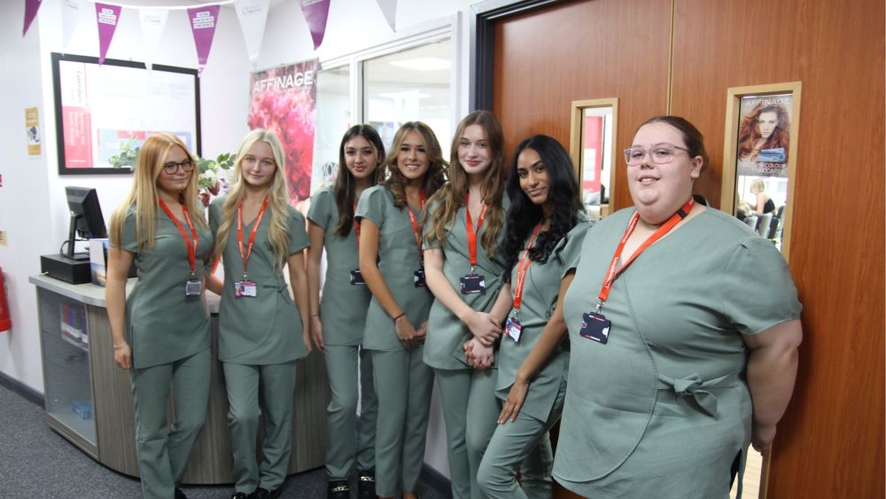 Beauty Therapy students who will be heading to Tokyo