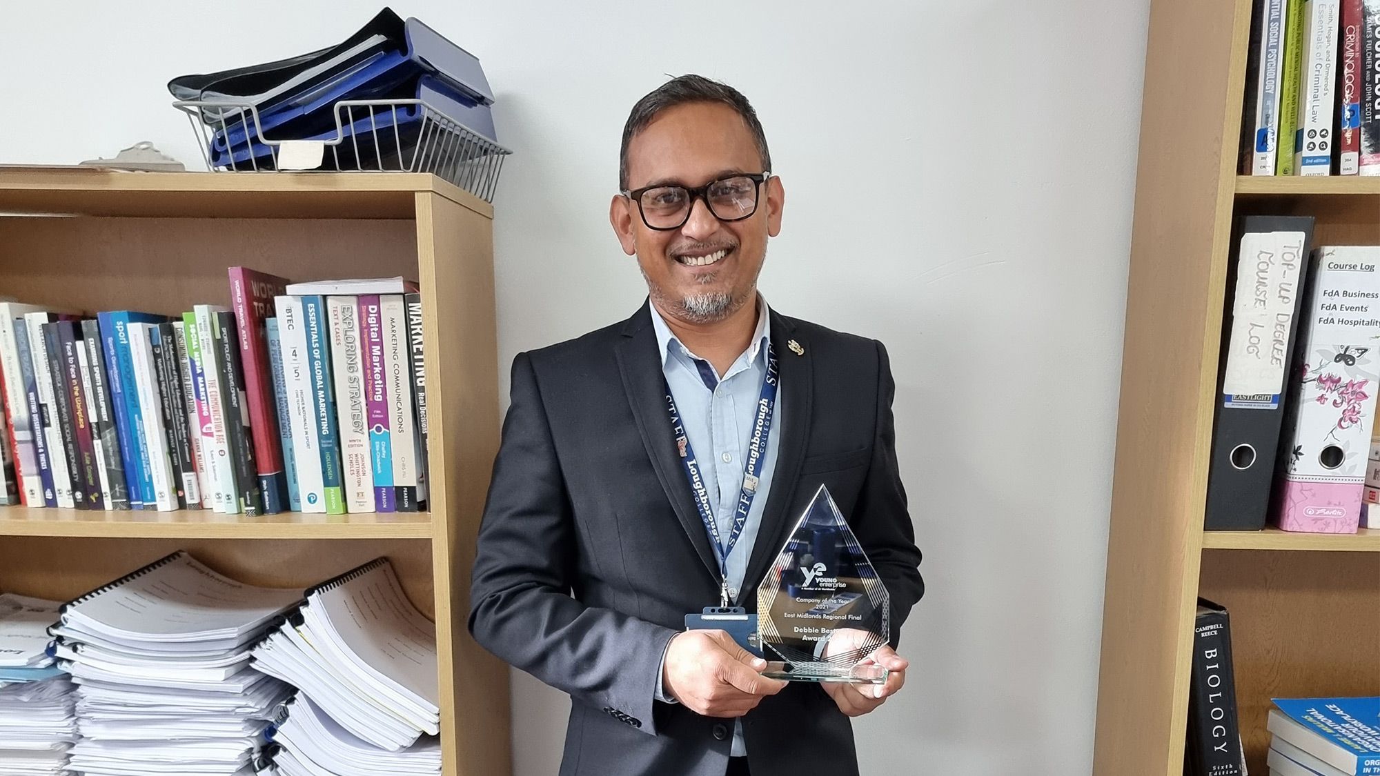 College lecturer lands award for creating the next generation of entrepreneurs