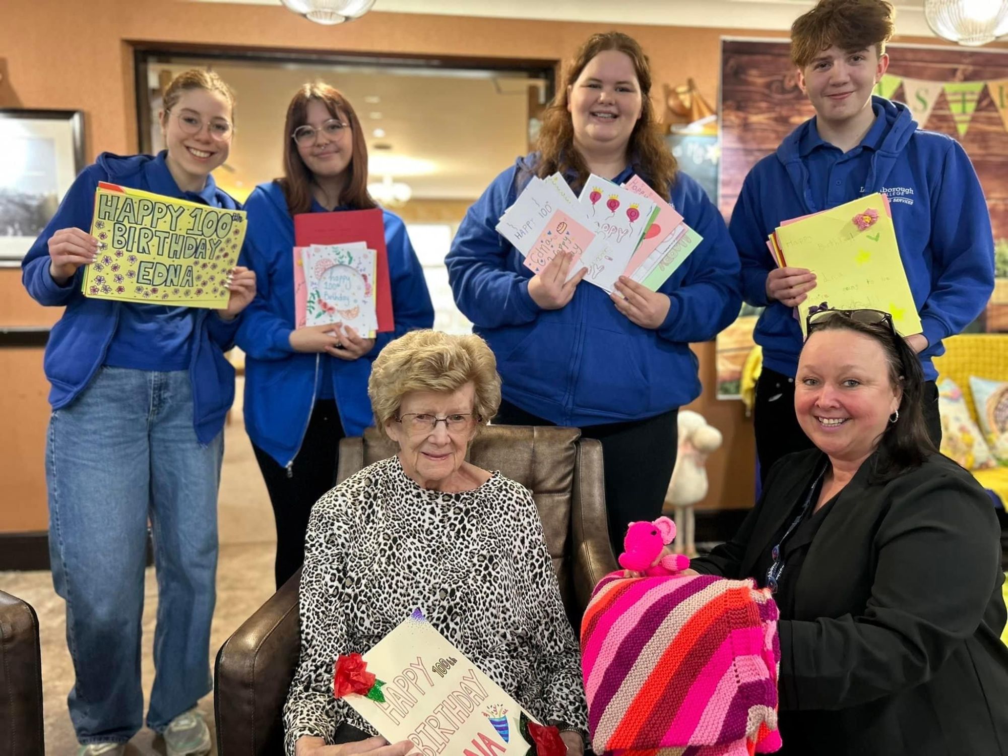 Caring Services Learners Celebrate a Milestone Birthday at Mountview Care Home